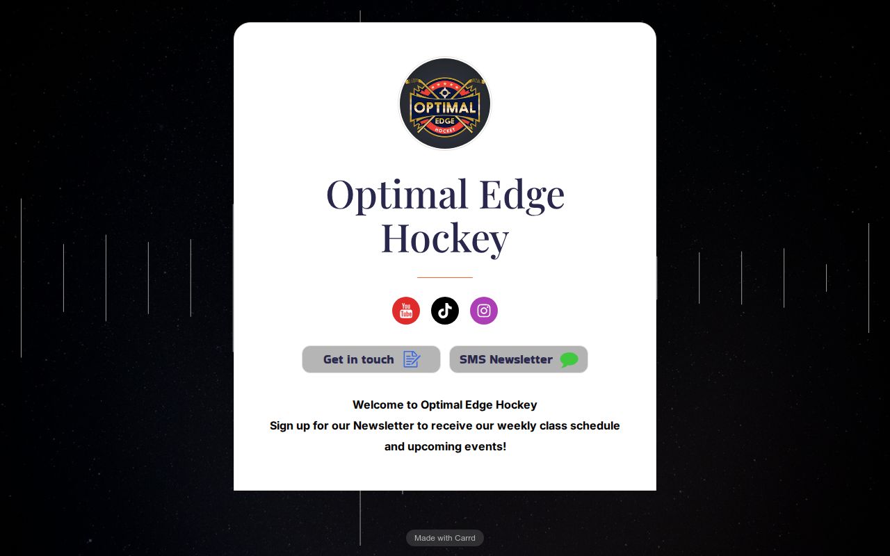 Optimal Edge Hockey